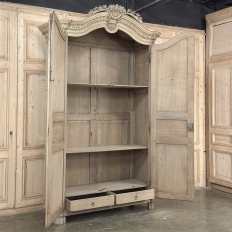 Grand 18th Century Oak Louis XVI Armoire from Namur