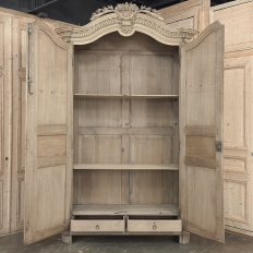 Grand 18th Century Oak Louis XVI Armoire from Namur