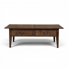18th Century European Oak Country Coffee Table