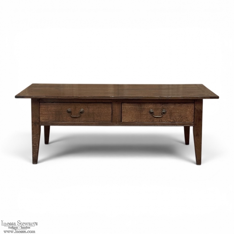 18th Century European Oak Country Coffee Table