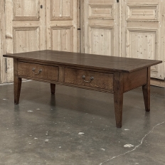 18th Century European Oak Country Coffee Table
