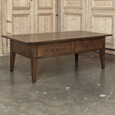 18th Century European Oak Country Coffee Table