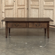 18th Century European Oak Country Coffee Table