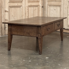 18th Century European Oak Country Coffee Table