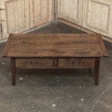 18th Century European Oak Country Coffee Table