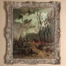 Framed Oil Painting on Board by Velghe