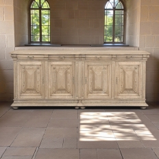 19th Century Louis XIV Style Stripped Oak Buffet