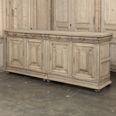 19th Century Louis XIV Style Stripped Oak Buffet
