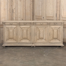 19th Century Louis XIV Style Stripped Oak Buffet