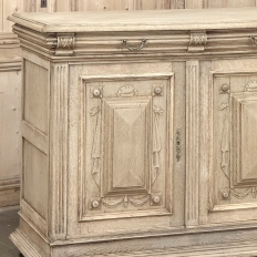 19th Century Louis XIV Style Stripped Oak Buffet