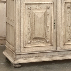 19th Century Louis XIV Style Stripped Oak Buffet