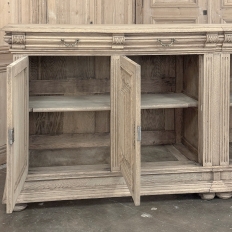 19th Century Louis XIV Style Stripped Oak Buffet