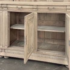 19th Century Louis XIV Style Stripped Oak Buffet