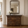 Louis Philippe Period Burl Walnut Marble Top Commode