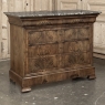 Louis Philippe Period Burl Walnut Marble Top Commode