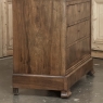 Louis Philippe Period Burl Walnut Marble Top Commode