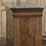 Louis Philippe Period Burl Walnut Marble Top Commode