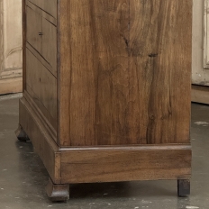 Louis Philippe Period Burl Walnut Marble Top Commode