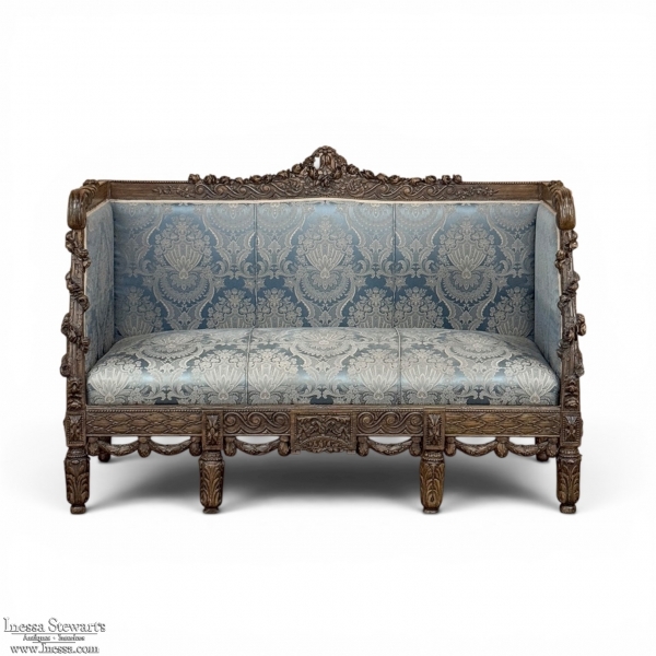 19th Century French Louis XVI Canape ~ Settee