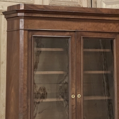 19th Century Louis Philippe Period Walnut Bookcase