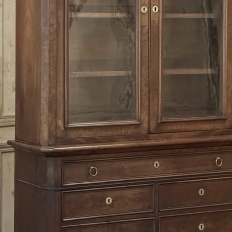 19th Century Louis Philippe Period Walnut Bookcase