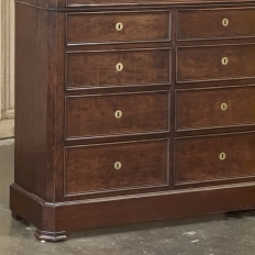 19th Century Louis Philippe Period Walnut Bookcase