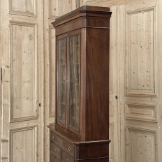 19th Century Louis Philippe Period Walnut Bookcase