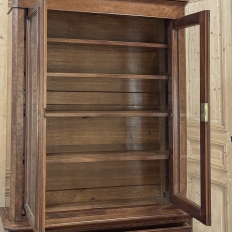 19th Century Louis Philippe Period Walnut Bookcase