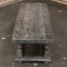 Rustic Antique Oak Coffee Table with Drawers