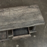 Rustic Antique Oak Coffee Table with Drawers