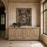 19th Century Louis XIV Style Stripped Oak Buffet