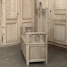 19th Century French Gothic Revival Hall Bench in Stripped Oak