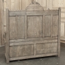 19th Century French Gothic Revival Hall Bench in Stripped Oak