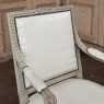 19th Century Louis XVI Painted Salon Armchair ~ Fauteuil