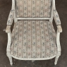 19th Century Louis XVI Painted Salon Armchair ~ Fauteuil