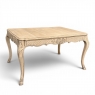 Country French Liègeois Régence Style Stripped Oak Writing Table