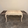 Country French Liègeois Régence Style Stripped Oak Writing Table