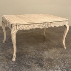 Country French Liègeois Régence Style Stripped Oak Writing Table