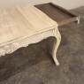Country French Liègeois Régence Style Stripped Oak Writing Table
