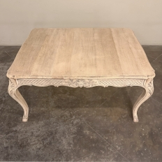 Country French Liègeois Régence Style Stripped Oak Writing Table