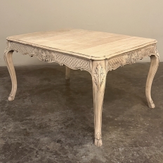 Country French Liègeois Régence Style Stripped Oak Writing Table