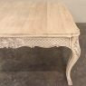 Country French Liègeois Régence Style Stripped Oak Writing Table