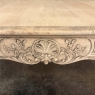 Country French Liègeois Régence Style Stripped Oak Writing Table