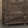 Antique French Renaissance Raised Buffet in Carved Oak