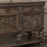 Antique French Renaissance Raised Buffet in Carved Oak
