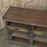Antique French Renaissance Raised Buffet in Carved Oak