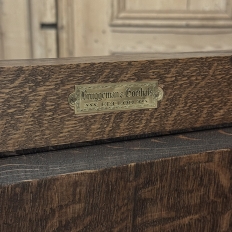 Antique French Renaissance Raised Buffet in Carved Oak