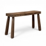 Rustic Mid-Century Brutalist Bench ~ Stool