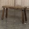 Rustic Mid-Century Brutalist Bench ~ Stool