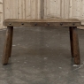 Rustic Mid-Century Brutalist Bench ~ Stool